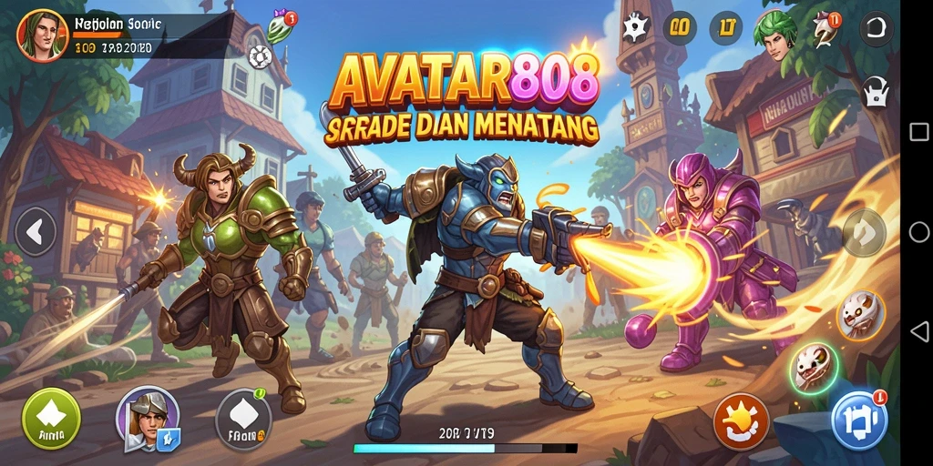 Gambaran gameplay seru dari AVATAR808 dengan grafis menarik.