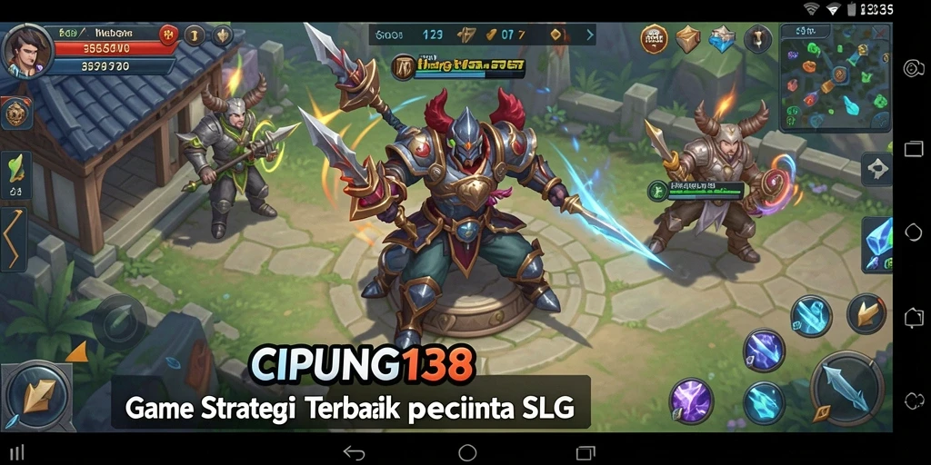 Tangkapan layar gameplay <strong>CIPUNG138</strong> menampilkan strategi pertempuran yang mendebarkan.