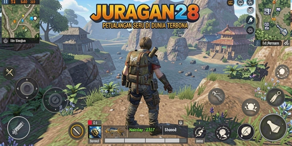 Gameplay menarik di dunia terbuka JURAGAN28 yang penuh petualangan.