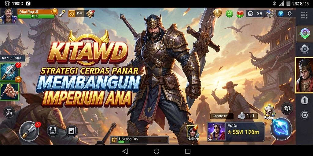 Tampilan gameplay KITAWD menampilkan strategi mendalam dan pertempuran menarik.