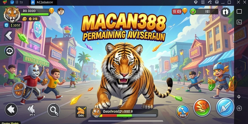 Tampilan gameplay seru dari MACAN388 dalam genre Arcade.