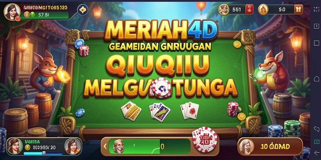 Screenshot gameplay MERIAH4D yang menunjukkan keseruan bermain QiuQiu.