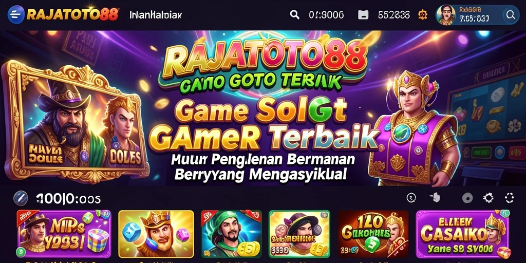Tampilan gameplay Slot yang menarik dalam RAJATOTO88