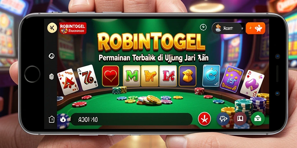 Tangkapan layar utama ROBINTOGEL yang menunjukkan suasana permainan kasino yang mendebarkan.