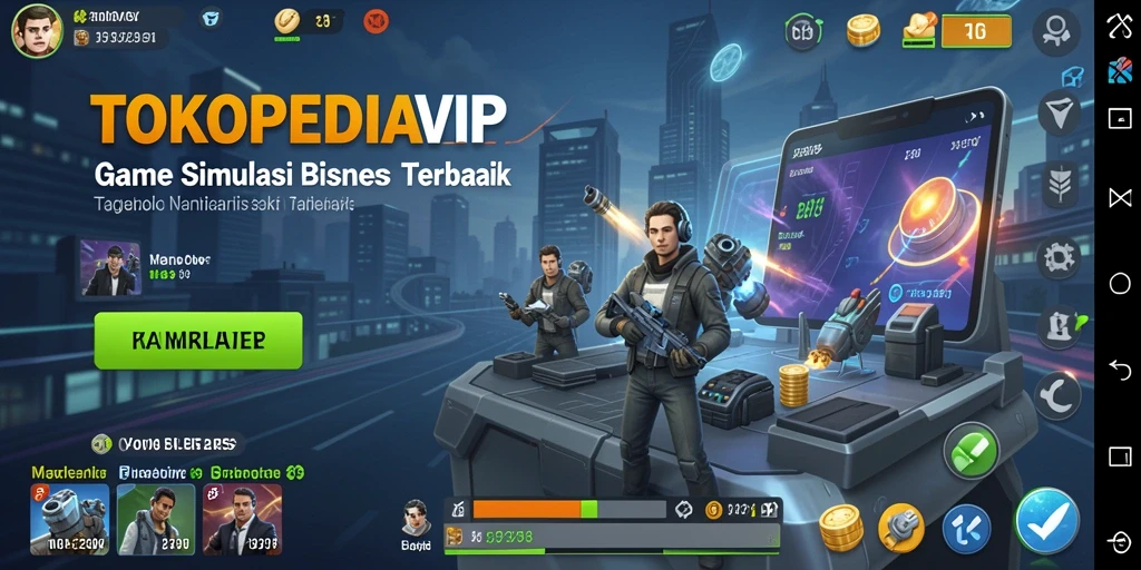 Gameplay seru TOKOPEDIAVIP dengan interaksi pengguna.